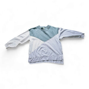 Green Tree Color Block Women's Sweatshirt Size XXL